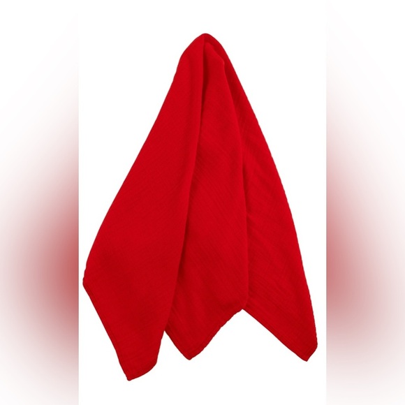 NWT Christmas muslin swaddle & beanie Santa hat infant unisex boy girl - Picture 4 of 8